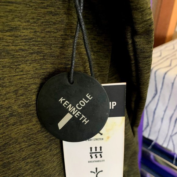 Men's Kenneth Cole Performance 1/4 Zippered Pull Over 2XL - Picture 7 of 12